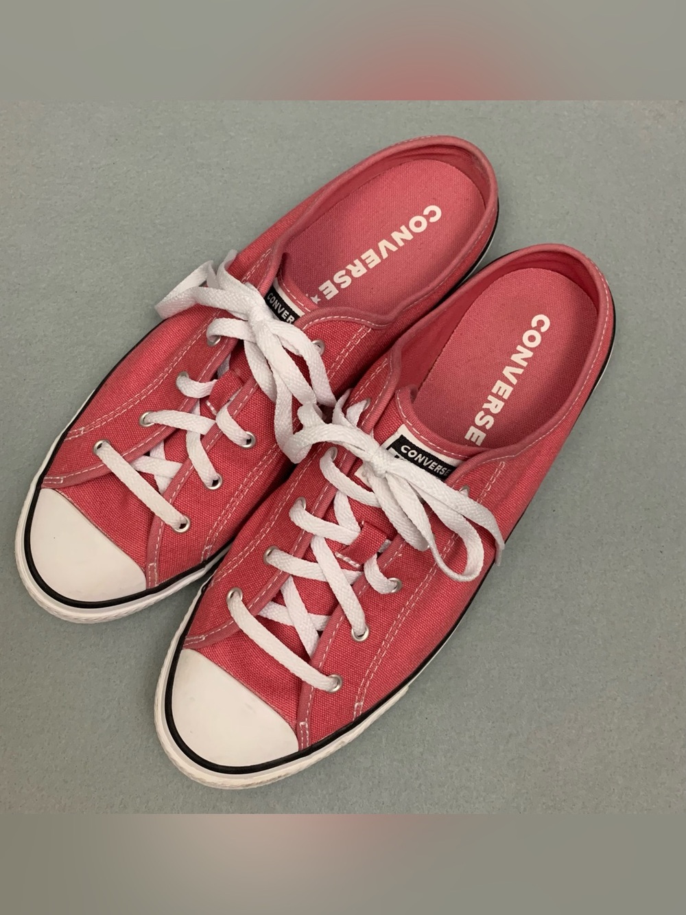 Converse Shoes Womens 9 Pink Chuck Taylor All Star Dainty Mule Slip On Sneaker